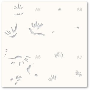 Memroy Box Stencil Playful Poppies