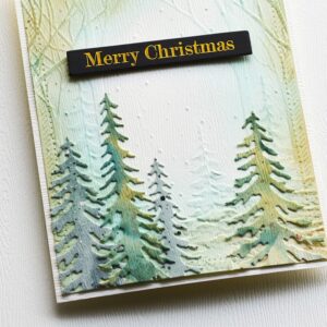 Memory Box Die Tall Evergreen Trees