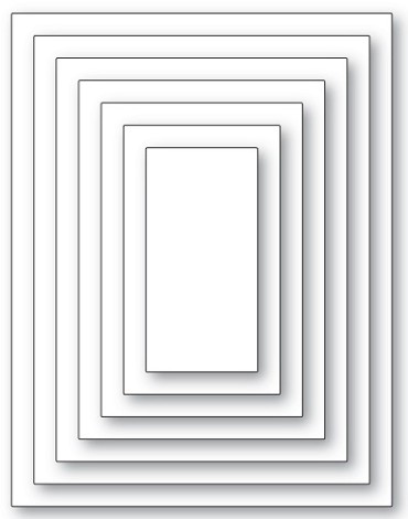 Memory Box Die A2 Rectangle Frames