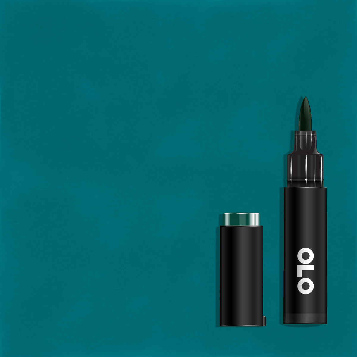 Olo Brush Marker bg1.6 Teal