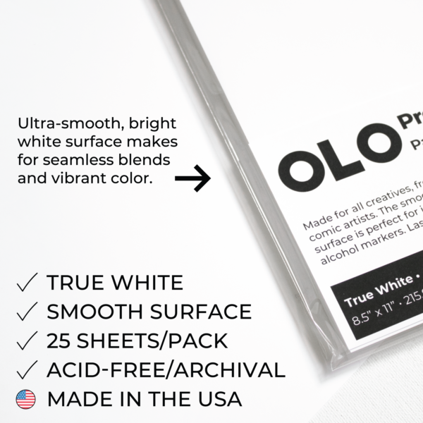 Olo Paper Pack 8.5 X 11 (25 Sheets)