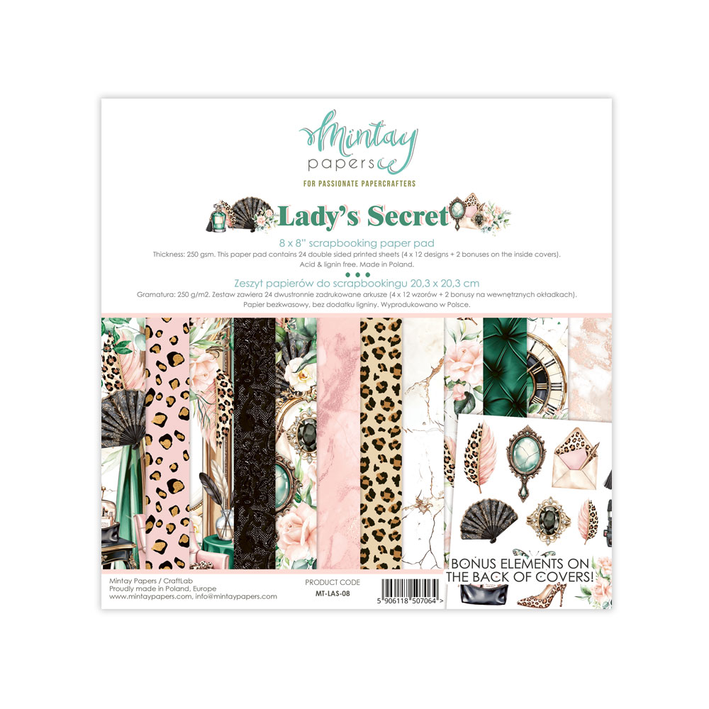 Mintay Lady's Secret 8 X 8 Collection Pack