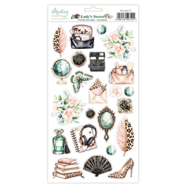 Mintay Lady’s Secret 6 X 12 Sticker Elements Mintay Lady's Secret 6 X 12 Sticker Elements