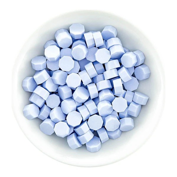 Spellbinders Misty Blue Wax Beads From the Sealed By Spellbinders Collection
