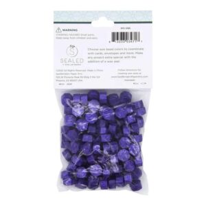 Spellbinders Twilight Purple Wax Beads From the Sealed By Spellbinders Collection