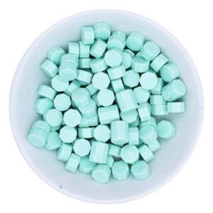Spellbinders Pastel Aqua Wax Beads From the Sealed By Spellbinders Collection