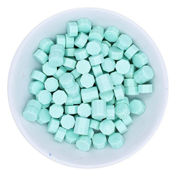 Spellbinders Pastel Aqua Wax Beads From the Sealed By Spellbinders Collection