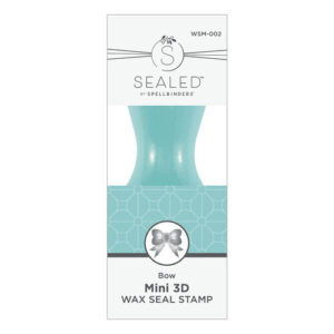 Spellbinders Bow Mini 3D Wax Seal Stamp From the Sealed By Spellbinders Collection