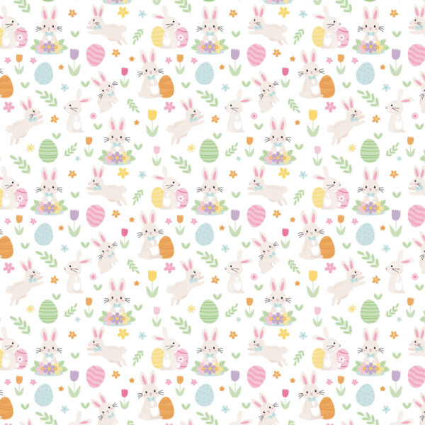 Echo Park Easter Basket 12X12 Hoppy Easter Bunnies