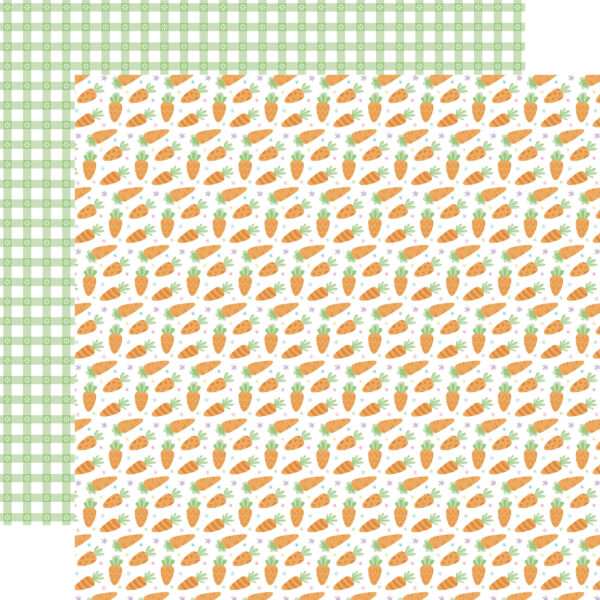 Echo Park Easter Basket 12X12 Fresh Carrots