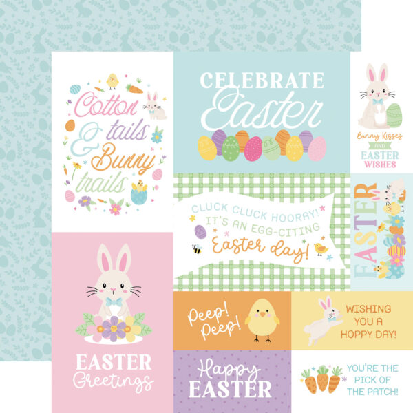 Echo Park Easter Basket 12X12 Multi Journaling Cards