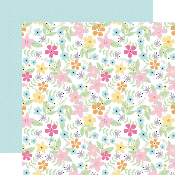 Echo Park Easter Basket 12X12 Spring Floral