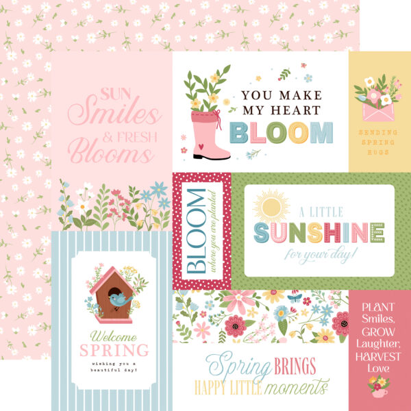 Echo Park in Full Bloom 12X12 Multi Journaling Cards Echo Park in Full Bloom 12X12 Multi Journaling Cards