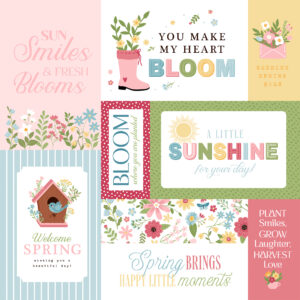 Echo Park in Full Bloom 12X12 Multi Journaling Cards