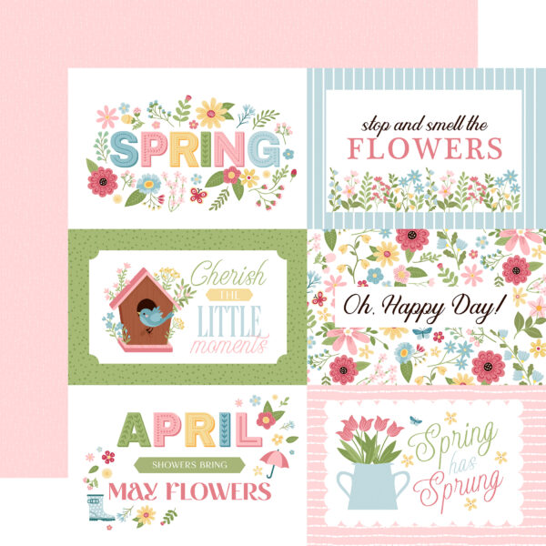 Echo Park in Full Bloom 12X12 6X4 Journaling Cards Echo Park in Full Bloom 12X12 6X4 Journaling Cards