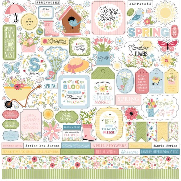 Echo Park in Full Bloom Element Sticker