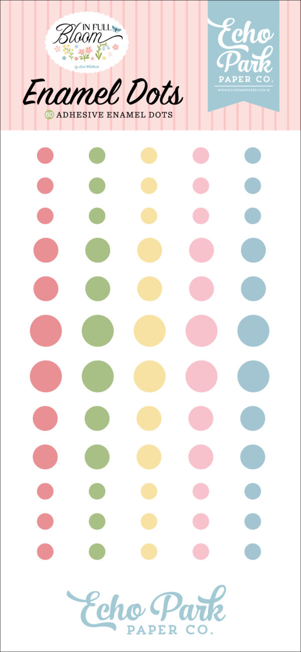 Echo Park in Full Bloom Enamel Dots