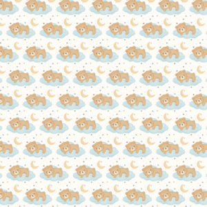 Carta Bella Little Lullbies Baby Boy 12X12 Sleepy Baby Bear