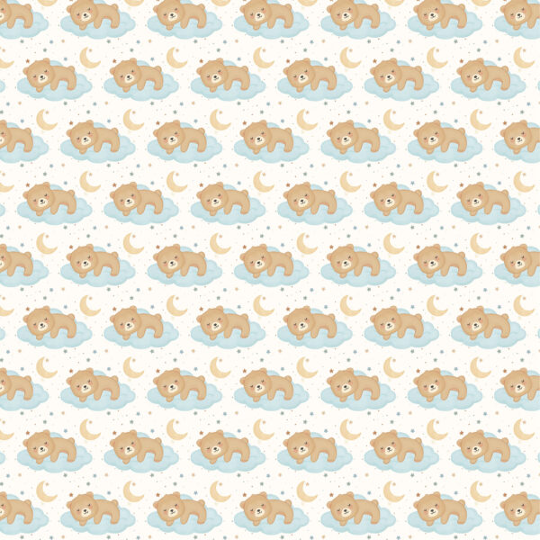 Carta Bella Little Lullbies Baby Boy 12X12 Sleepy Baby Bear