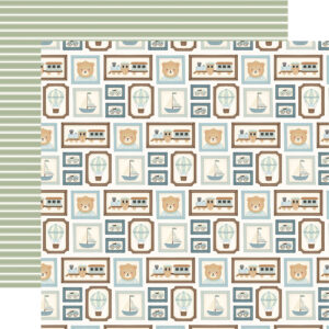 Carta Bella Little Lullbies Baby Boy 12X12 Boy Nursery Wall Art