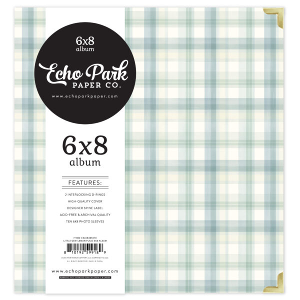 Carta Bella Little Lullabies Baby Boy Album 6X8 Little Gentleman Carta Bella Little Lullabies Baby Boy Album 6X8 Little Gentleman