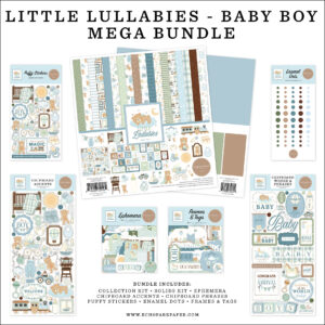Carta Bella Lullabies Baby Boy Mega Bundle