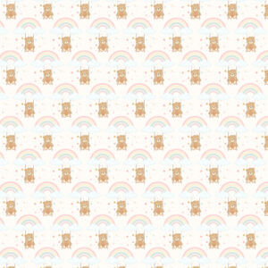 Carta Bella Little Lullbies Baby Girl 12X12 Special Delivery Bear