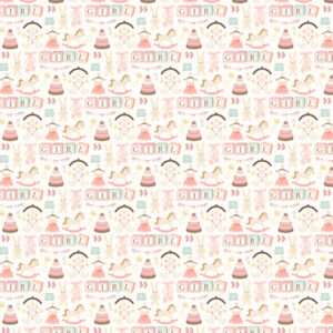 Carta Bella Little Lullbies Baby Girl 12X12 A Little Girl's Toys