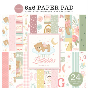 Carta Bella Little Lullabies Baby Girl 6X6 Paper Pad