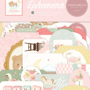 Carta Bella Little Lullabies Baby Girl Ephemera