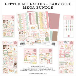 Carta Bella Little Lullabies Baby Girl Mega Bundle