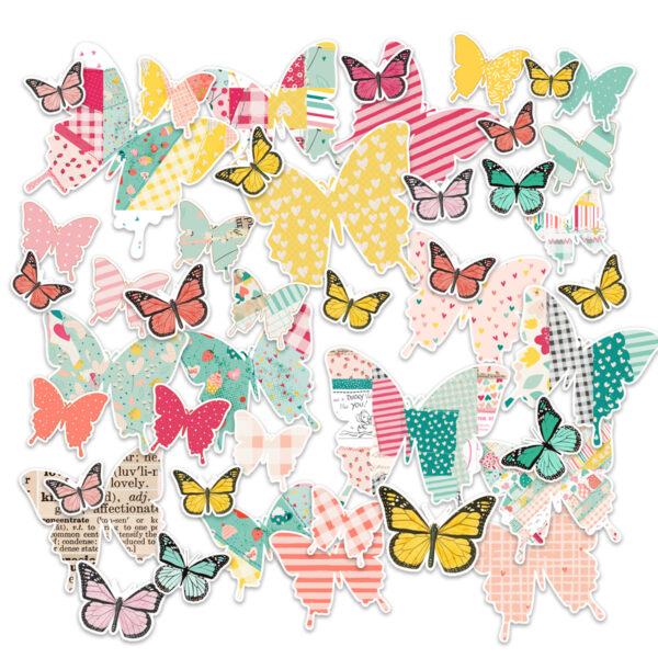 Pretty Little Studio Love Is Kind Die-cuts Two of A Kind Butterflies