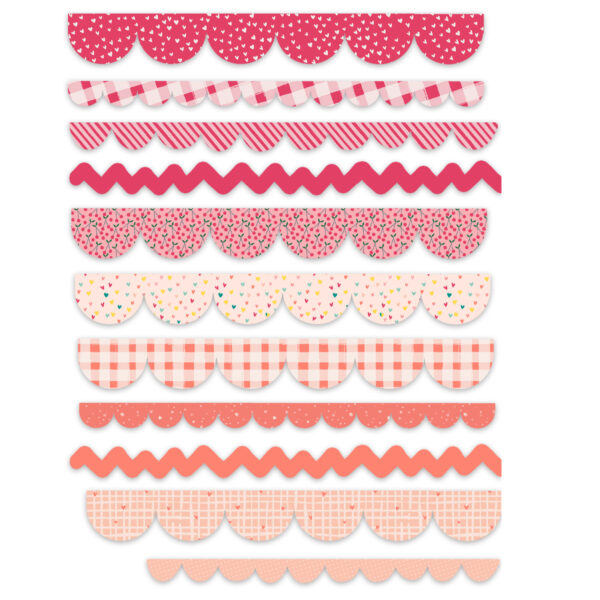 Pretty Little Studio Love Is Kind Die-cuts Side By Side Scallops