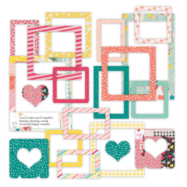 Pretty Little Studio Love Is Kind Die-cuts Friendship Frames