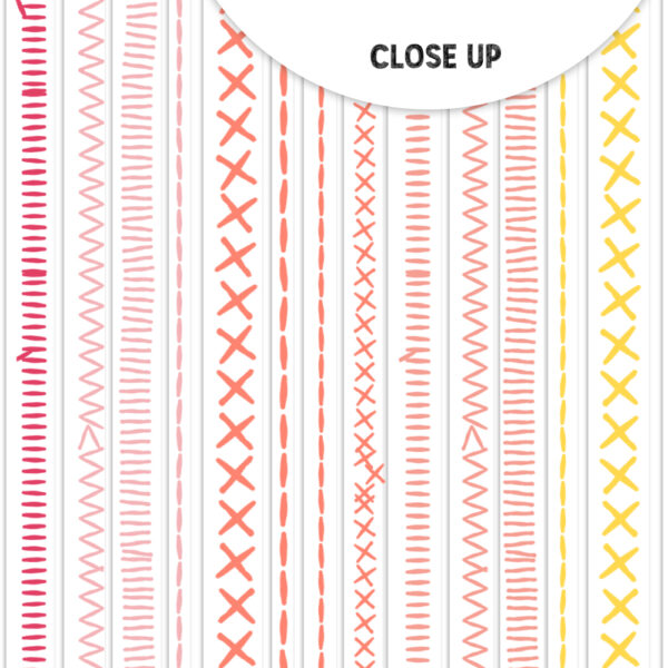 Pretty Little Studio Love Is Kind Stickers Sewn With Love Clear