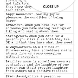 Pretty Little Studio Love Is Kind Stickers Friend Dictionary