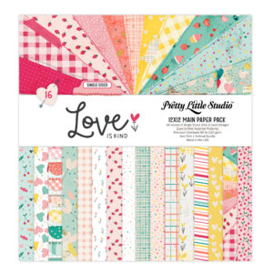 Pretty Little Studio Love Is Kind 12X12 Main Single Sided Collection Pack