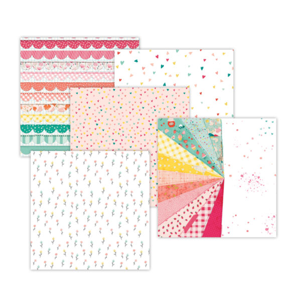 Pretty Little Studio Love Is Kind 12X12 Main Single Sided Collection Pack