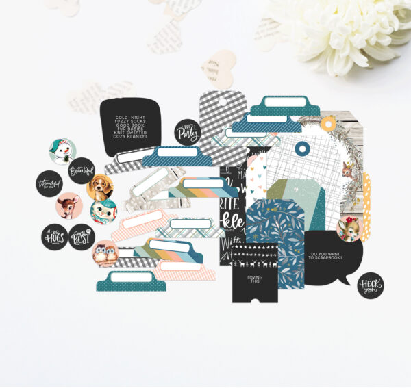 Pretty Little Studio Frosty & Friends Die-cuts Fuzzy Socks Pretty Little Studio Frosty & Friends Die-cuts Fuzzy Socks