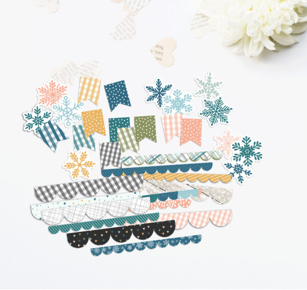 Pretty Little Studio Frosty & Friends Die-cuts Snow Cream