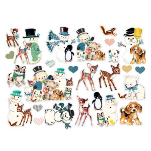 Pretty Little Studio Frosty & Friends Die-cuts Snow Friends