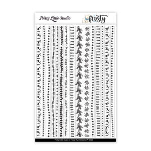 Pretty Little Studio Frosty & Friends Stickers Sweater Weather Clear