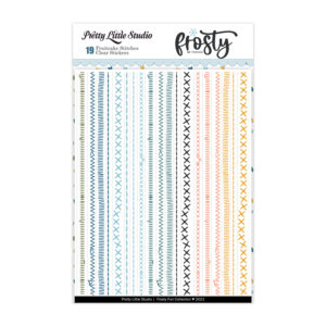 Pretty Little Studio Frosty & Friends Stickers Fruitcake Stitches Clear
