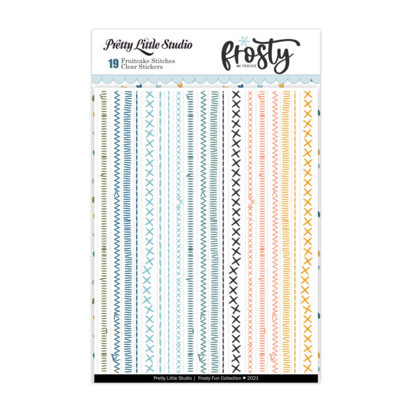 Pretty Little Studio Frosty & Friends Stickers Fruitcake Stitches Clear Pretty Little Studio Frosty & Friends Stickers Fruitcake Stitches Clear