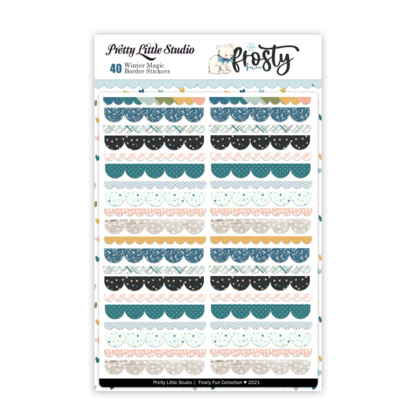 Pretty Little Studio Frosty & Friends Stickers Winter Magic