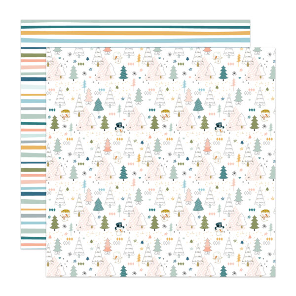 Pretty Little Studio Frosty & Friends 12X12 Look At Frosty Go