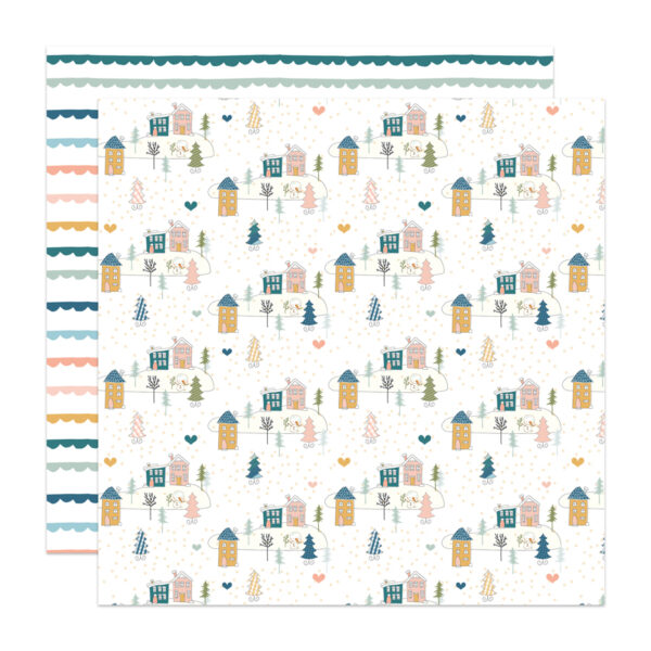 Pretty Little Studio Frosty & Friends 12X12 Snowy Village