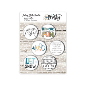 Pretty Little Studio Frosty & Friends Flair Let It Snow