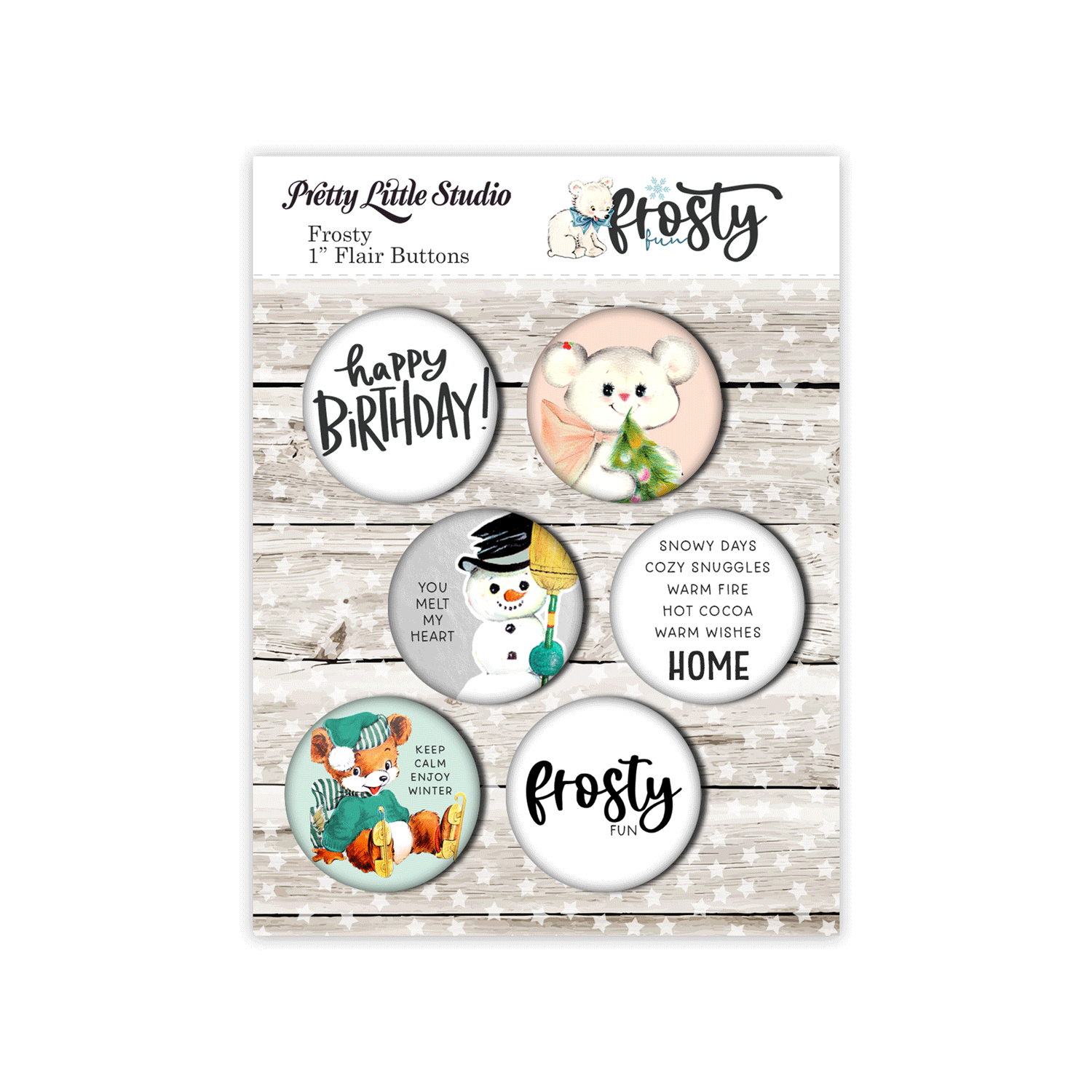 Pretty Little Studio Frosty & Friends Flair Frosty