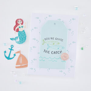 Hero Arts Press + Foil Glad We're Tight